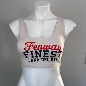 Lana Del Rey Fenway Finest Crop Top